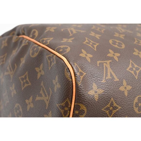 Louis Vuitton Monogram Keepall 55 Authentic Duffle Travel Bag Vintage Boston Bag - Picture 7 of 16